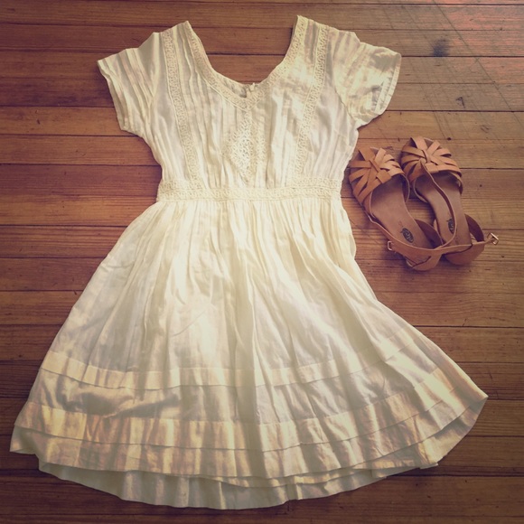 Cream Dress