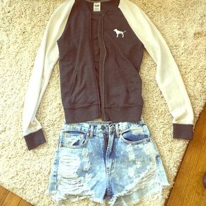 PINK Zip Up Sweatshirt