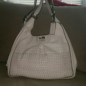 Coach ( white leather)