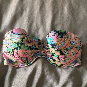 Strapless Vs bikini top