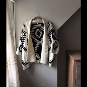 Aztec Open Sweater