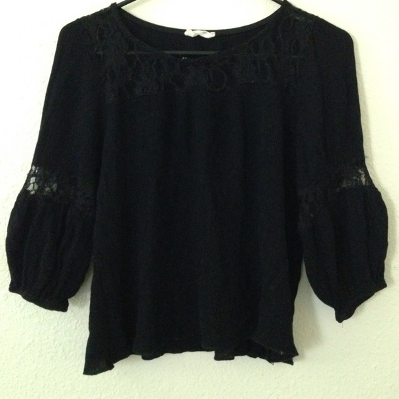 Black Lace Top