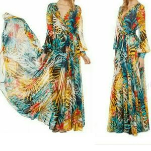 Long sleeve maxi dress