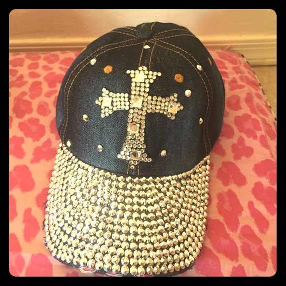 Cute rhinestone hat