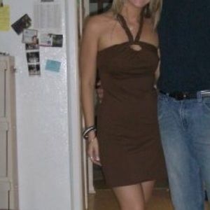 Brown bra top dress from Victoria secret