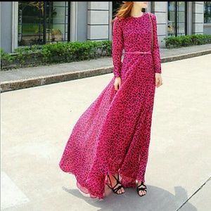 Long sleeve maxi dress
