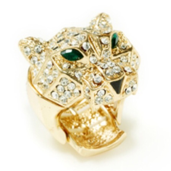 Leslie Danzis Gold Panther Ring