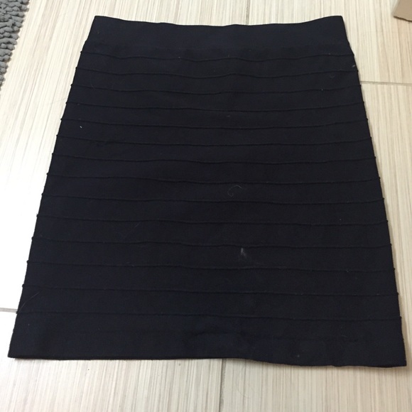 Black pencil skirt