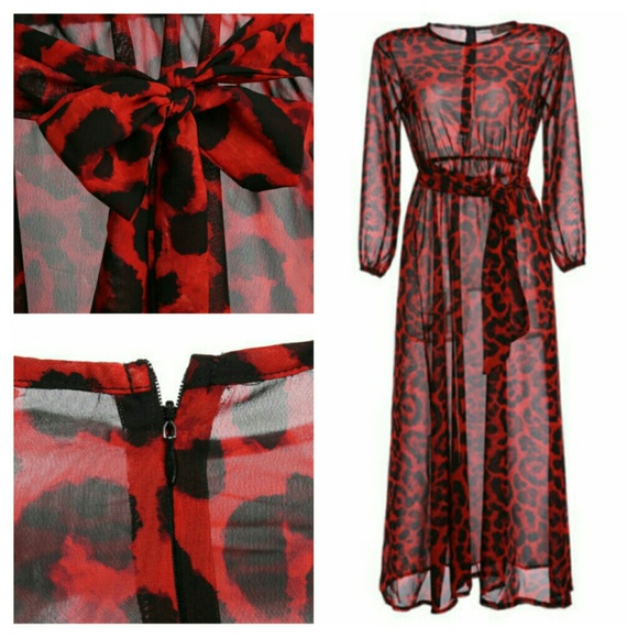 Long sleeve maxi dress - Picture 2 of 4