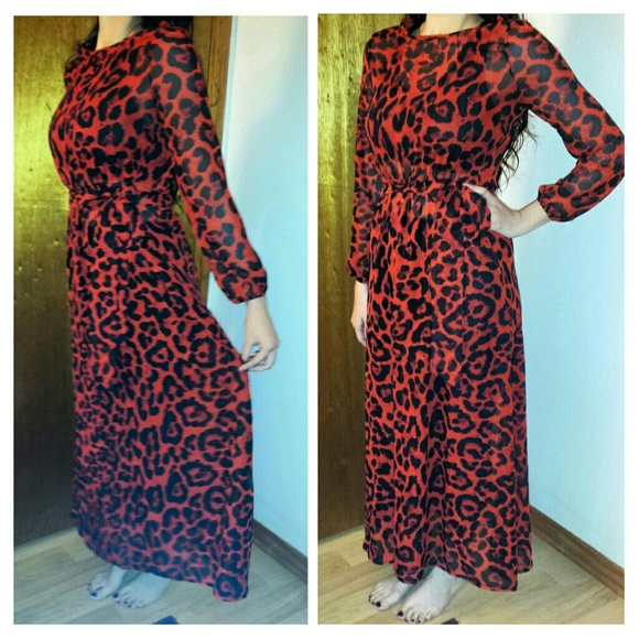 Long sleeve maxi dress - Picture 4 of 4