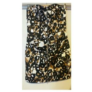 Rubber Ducky Strapless Printed Dress