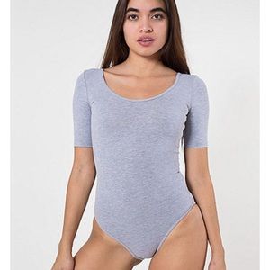 Double U grey bodysuit