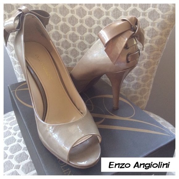 Enzo Peep Toe Pumps