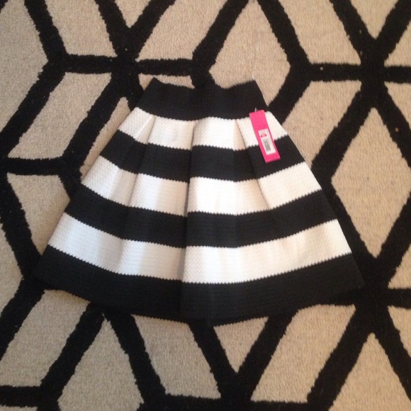 Black and white skirt