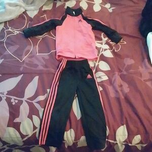 Adidas toddler pants and jacket