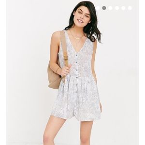 Urban Outfitters Ecote Floral Romper