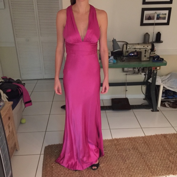 Pretty Fuchsia Evening Gown!