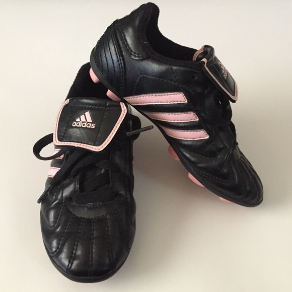 pink adidas soccer cleats