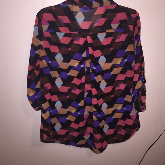 Printed pattern blouse - Picture 4 of 4