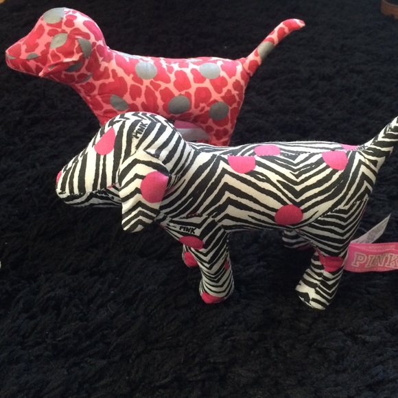 Two PINK Victoria's Secret Dogs