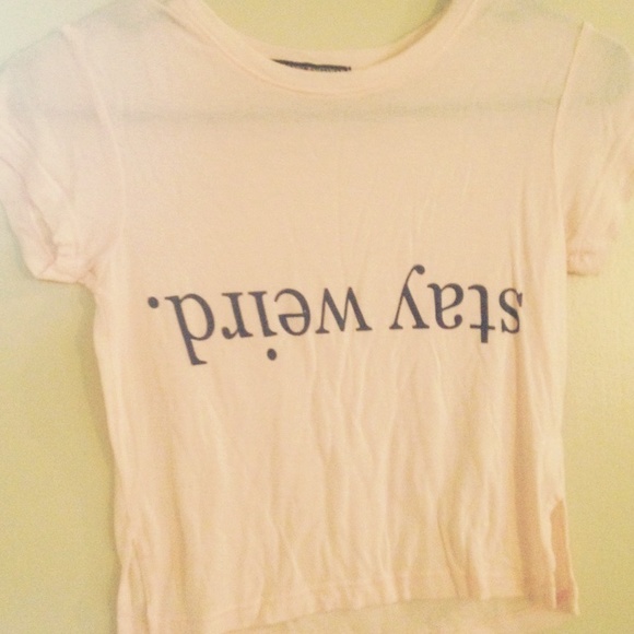 Brandy Melville Stay Weird tee