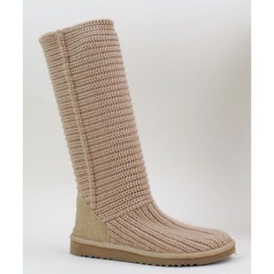 Knit UGG boots