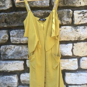 Beautiful mustard yellow dress