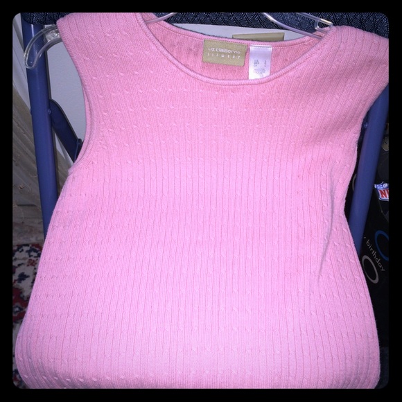 Liz Claiborne Ladies Pink Sleeveless lightweight