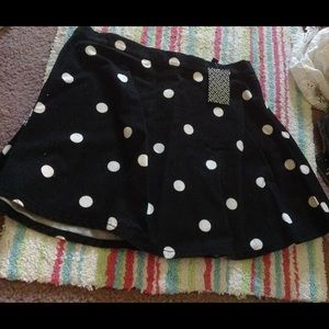 Polka dot skater skirt