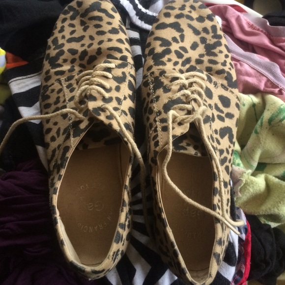 Cheetah Oxford shoes