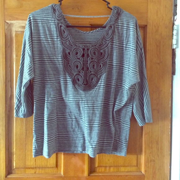 Final touch slouchy shirt