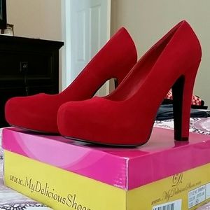 Red high heels