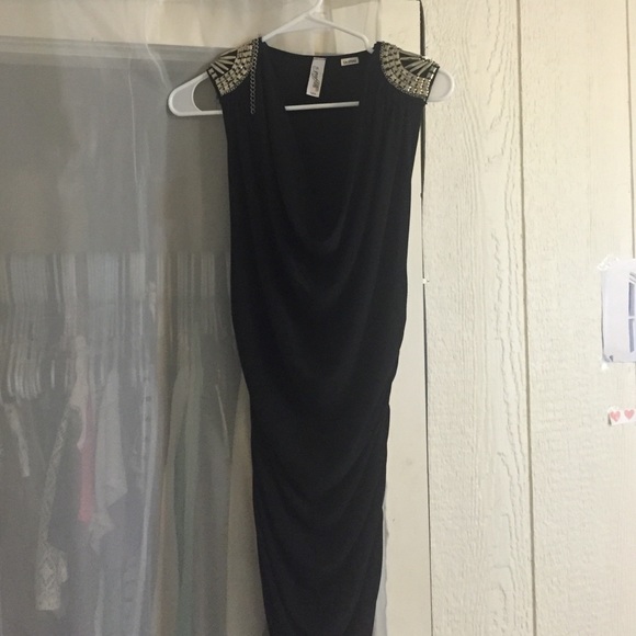 Black cocktail dress