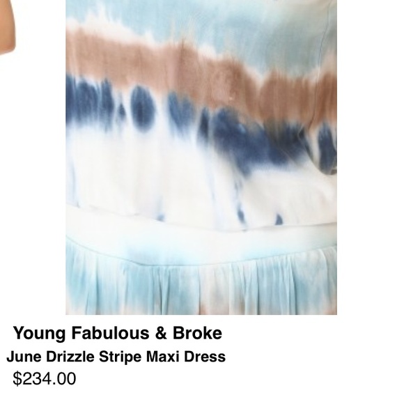 Young fabulous and broke maxi dress - Picture 4 of 4