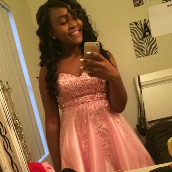 Pink Homecoming Dress