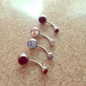 Brand new belly button rings