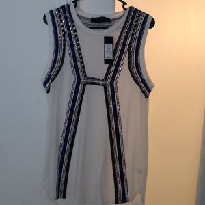 Beaded T-shirt dress