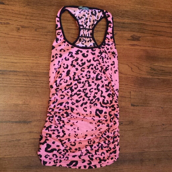 Hot Pink Leopard Top
