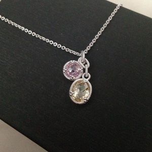 Canary Pink Judith Ripka Necklace