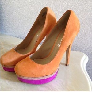 Aldo Color Block Heels