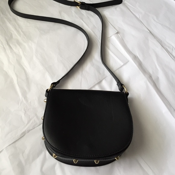 H&M Handbags - H&M black studded handbag!