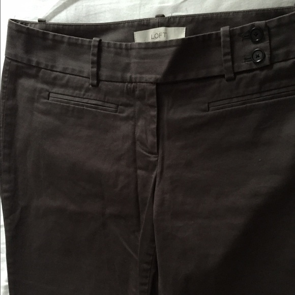 Brown bootcut LOFT pants - Picture 2 of 4