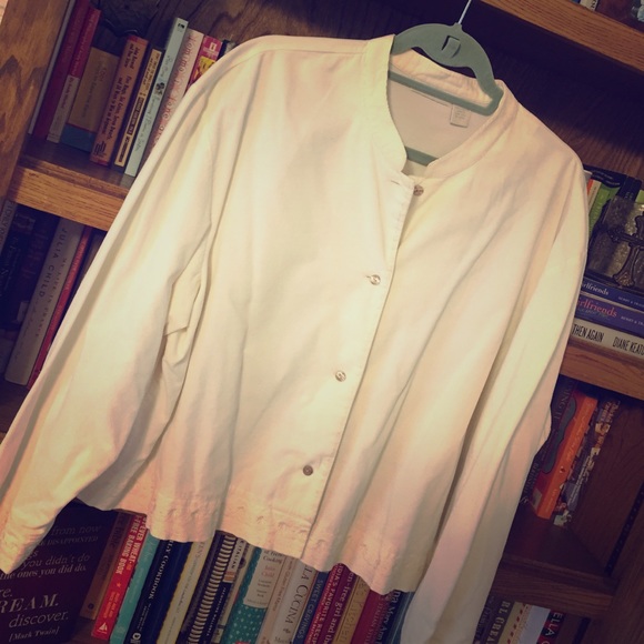 💛 Cream/Light Yellow Jacket, XL  J.Jill