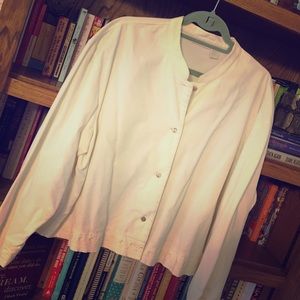 💛 Cream/Light Yellow Jacket, XL  J.Jill