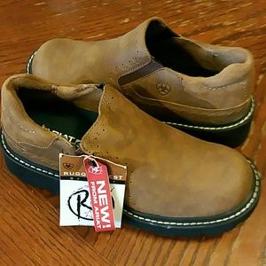 Arial 4 LR Rugged West slide on mules