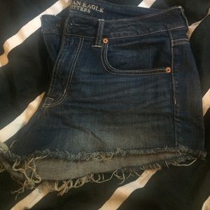 American Eagle Distressed Denim Shorts
