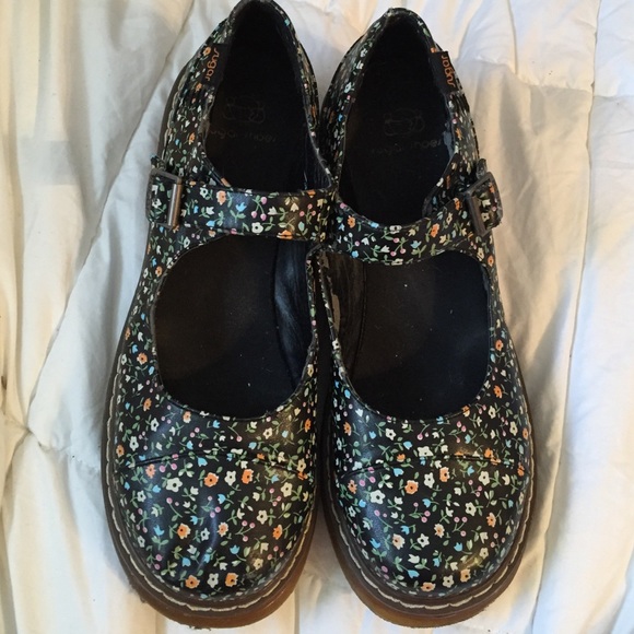 Floral Mary Janes