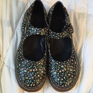 Floral Mary Janes