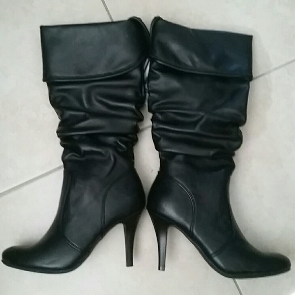 ❌❌❌❌❌SOLD Women boots 7.5 black New - Picture 2 of 4