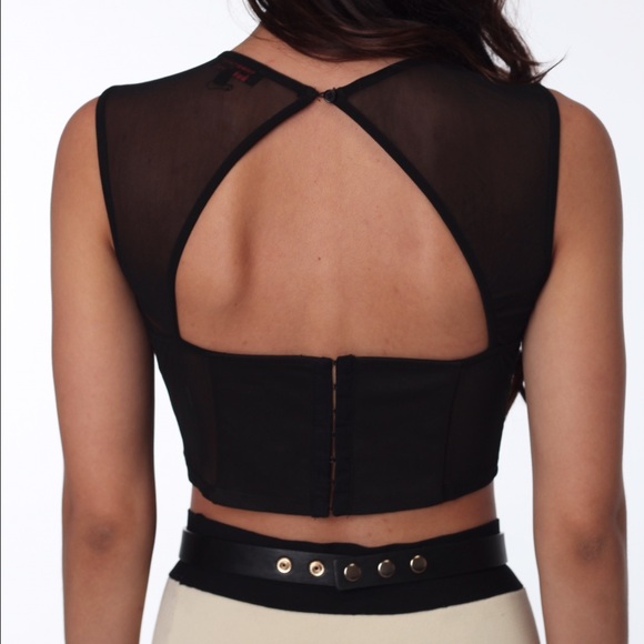 Mesh Crop Top - Picture 3 of 4